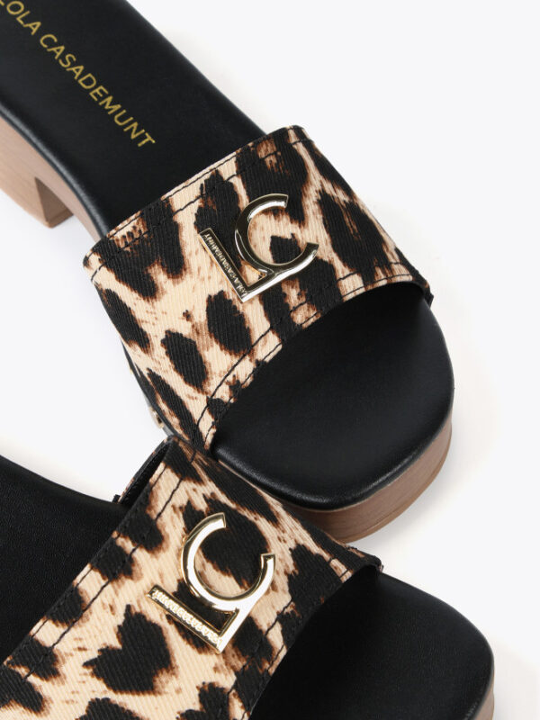 SABOT TESSUTO LEOPARDATO  LOLA CASADEMUNT