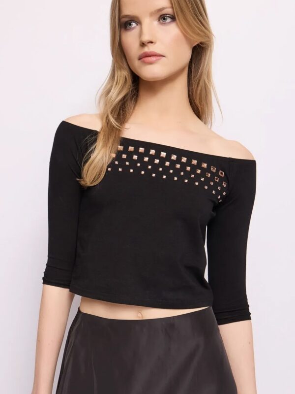 T-SHIRT LONDON STRASS DENNY ROSE