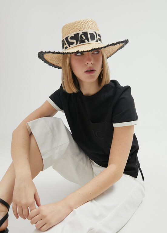 SOMBRERO IN RAFIA BEIGE LOLA CASADEMUNT