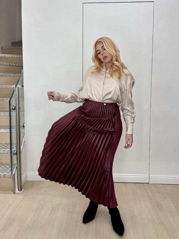 GONNA PLISSE’ EFFETTO CERATO  LOLA CASADEMUNT