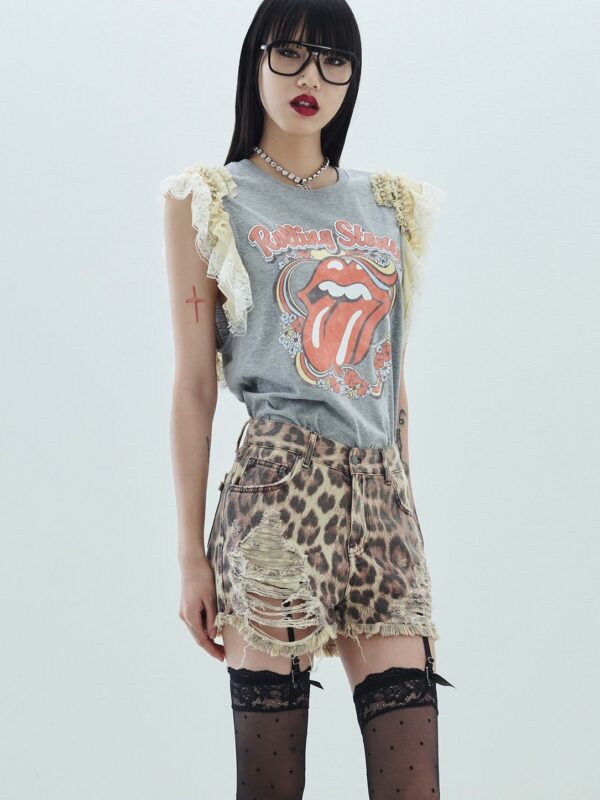 T-SHIRT LACE STONES ANIYE BY