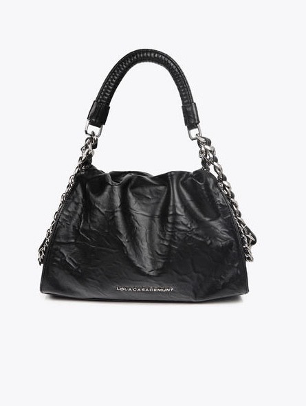 BORSA EFFETTO PELLE STROPICCIATA  LOLA CASADEMUNT