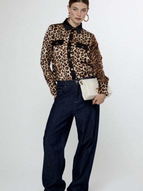 CAMICIA SATEN ANIMALIER  LOLA CASADEMUNT