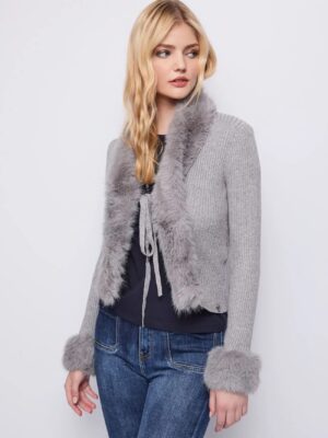 CARDIGAN CON PIUME  DENNY ROSE