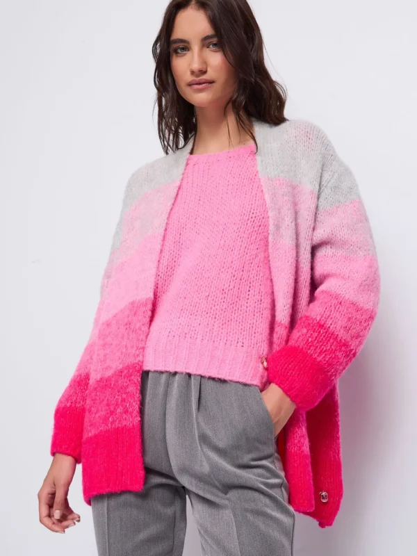 CARDIGAN CON SFUMATURE DENNY ROSE
