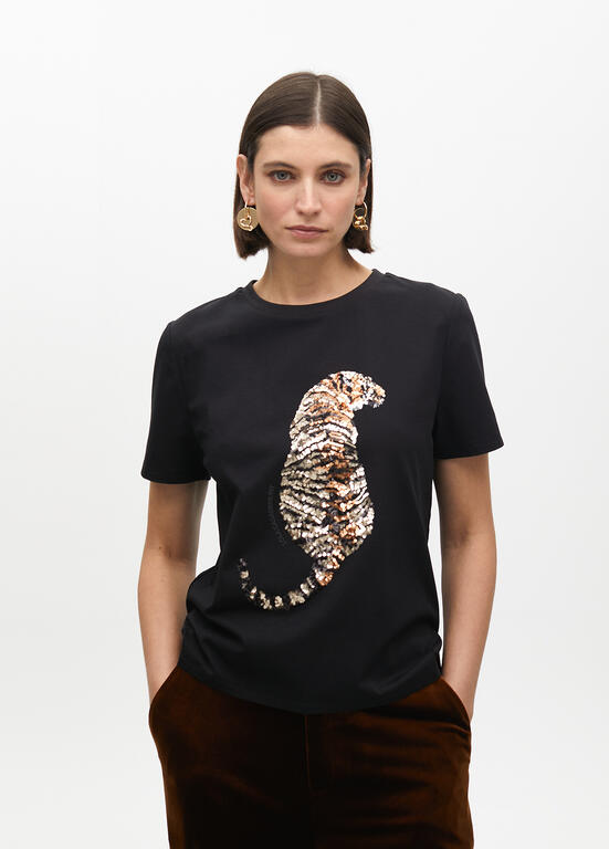 T-SHIRT CON TIGRE LOLA CASADEMUNT