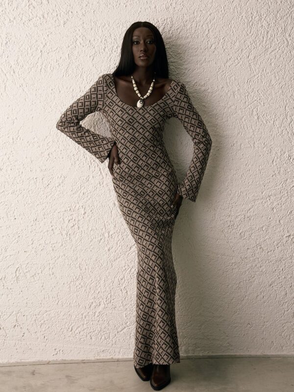 RHOMBY DRESS  BOHEMIAN VI