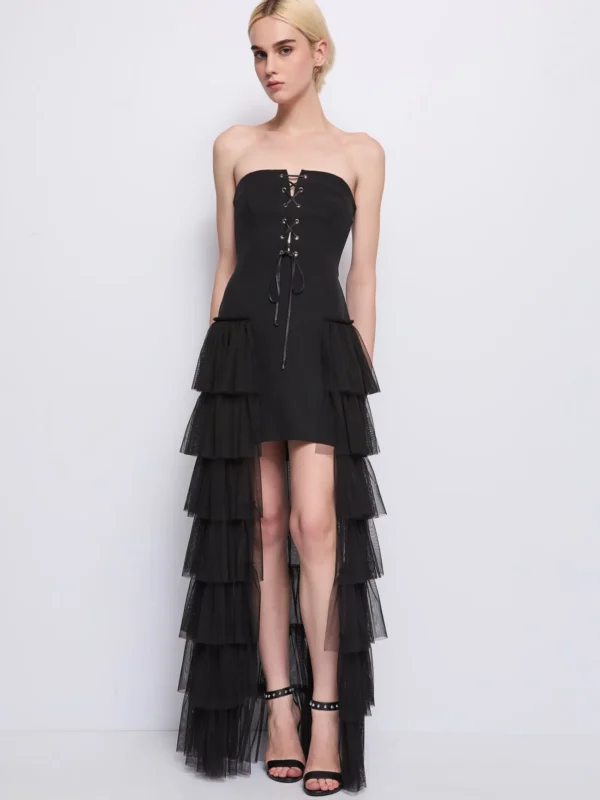 ABITO CON BALZE IN TULLE DENNY ROSE