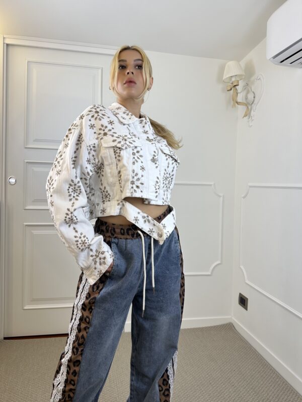 GIACCA ISTAMBUL JEANS BIANCO