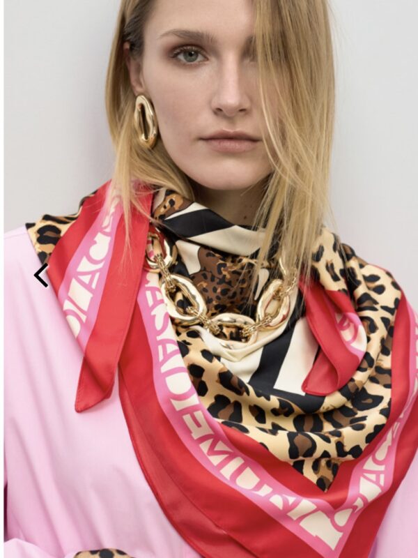 FULAR LEOPARDO E RIGHE  LOLA CASADEMUNT