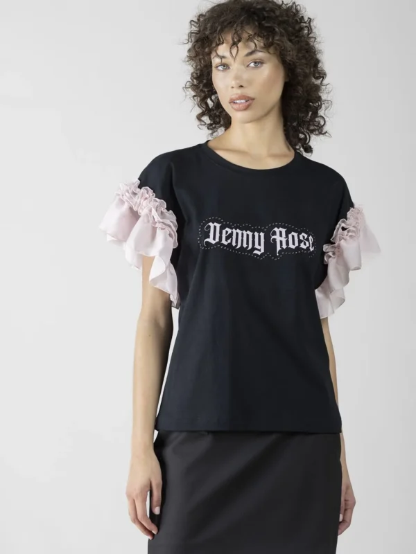 MAGLIA CON APPLICAZIONI DR DENNY ROSE
