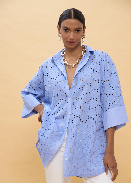 CAMICIA RICAMO SVIZZERO  LOLA CASADEMUNT