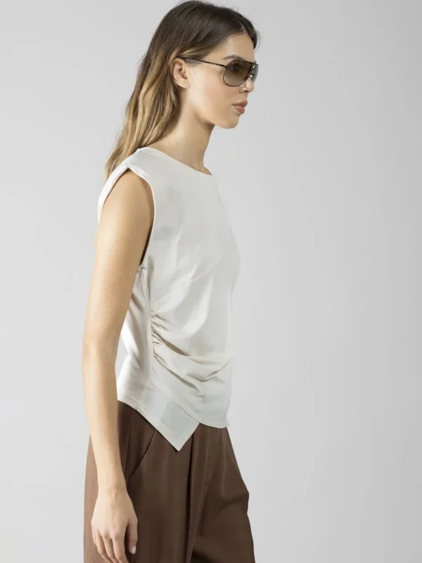 T-SHIRT DRAPPEGIATA  DENNY ROSE