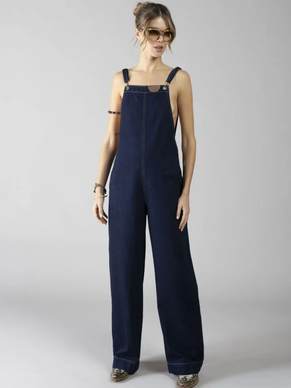 SALOPETTE LUNGA DENIM  DENNY ROSE
